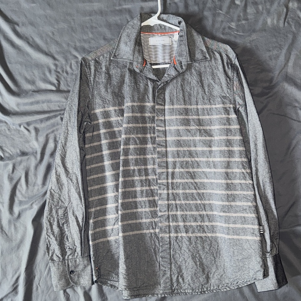 Five four long sleeve Oxford button up shirt